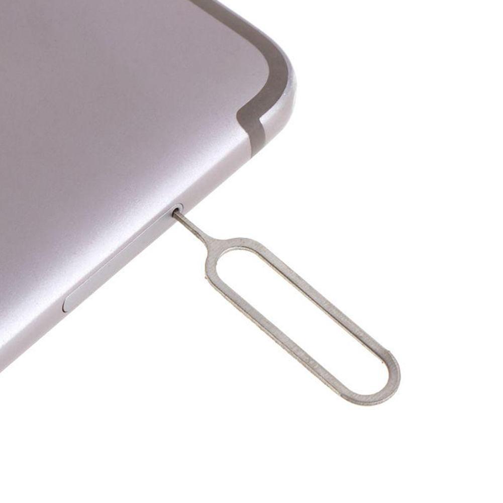 100 pz applicabile a Android Iphone Pin di rimozione della scheda dispositivo di rimozione della scheda Sim Pin di rimozione della scheda universale Pin di taglio della scheda