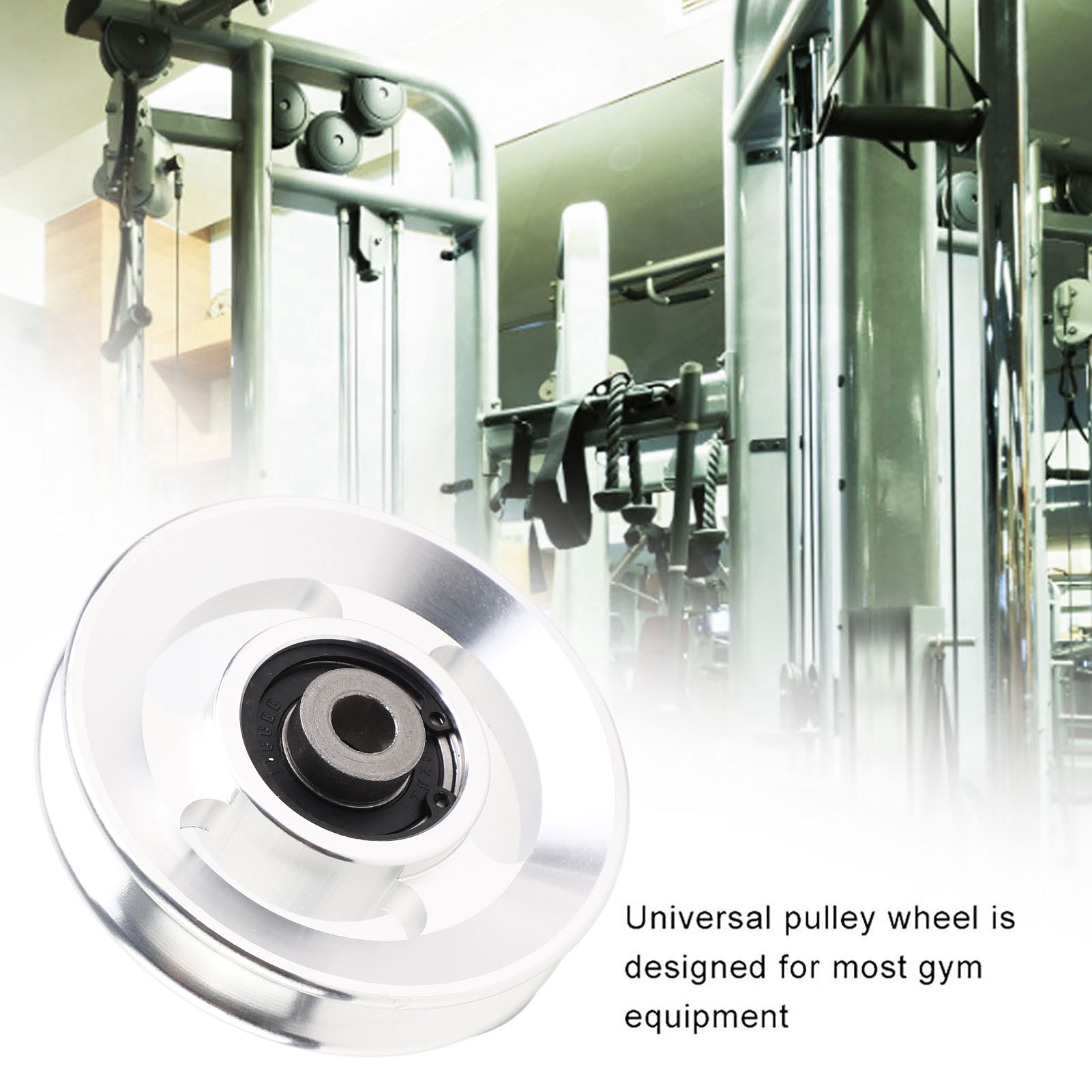 Home Gym Attachments Aluminium Alloy Fitness Pulley Home Gym Attachments Part Exercise Strength Training Accessory Gym Accessory