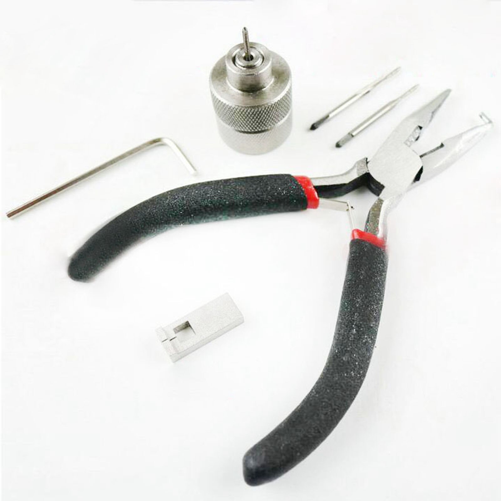 Pliers For Honda Ignition Car Lock Pin Removal Extractor Repair Tool Kit Peg Puller Box Multi Functional Bent Dismountable
