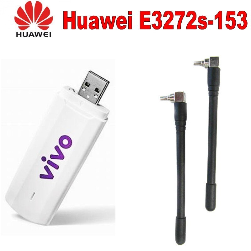NUOVO HUAWEI E3272S-153 con antenna 4G LTE a 150 mbps gatto4 USB A BANDA LARGA mobile modem SBLOCCATO