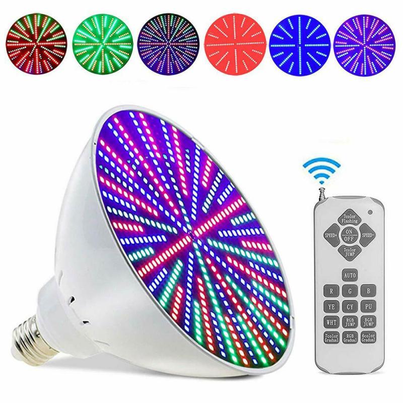 E26 35W Floating Underwater Light Submersible LED Disco Light Glow Show Swimming Pool Tub Spa Bath Light Lamp