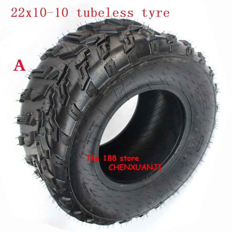 22x10-10 Tire 22x10.00-10 4Ply Snow / Mud Tyre Lawnmower Garden Tractor ATV Buggy Go Karts Vacuum Wheel Tire