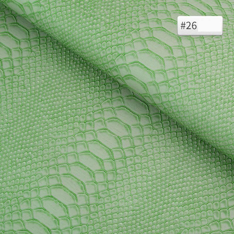 50cm*138cm PVC Snake Leather Fabric Synthetic Leather For DIY Handmade Sew Clothes Accessories Supplies