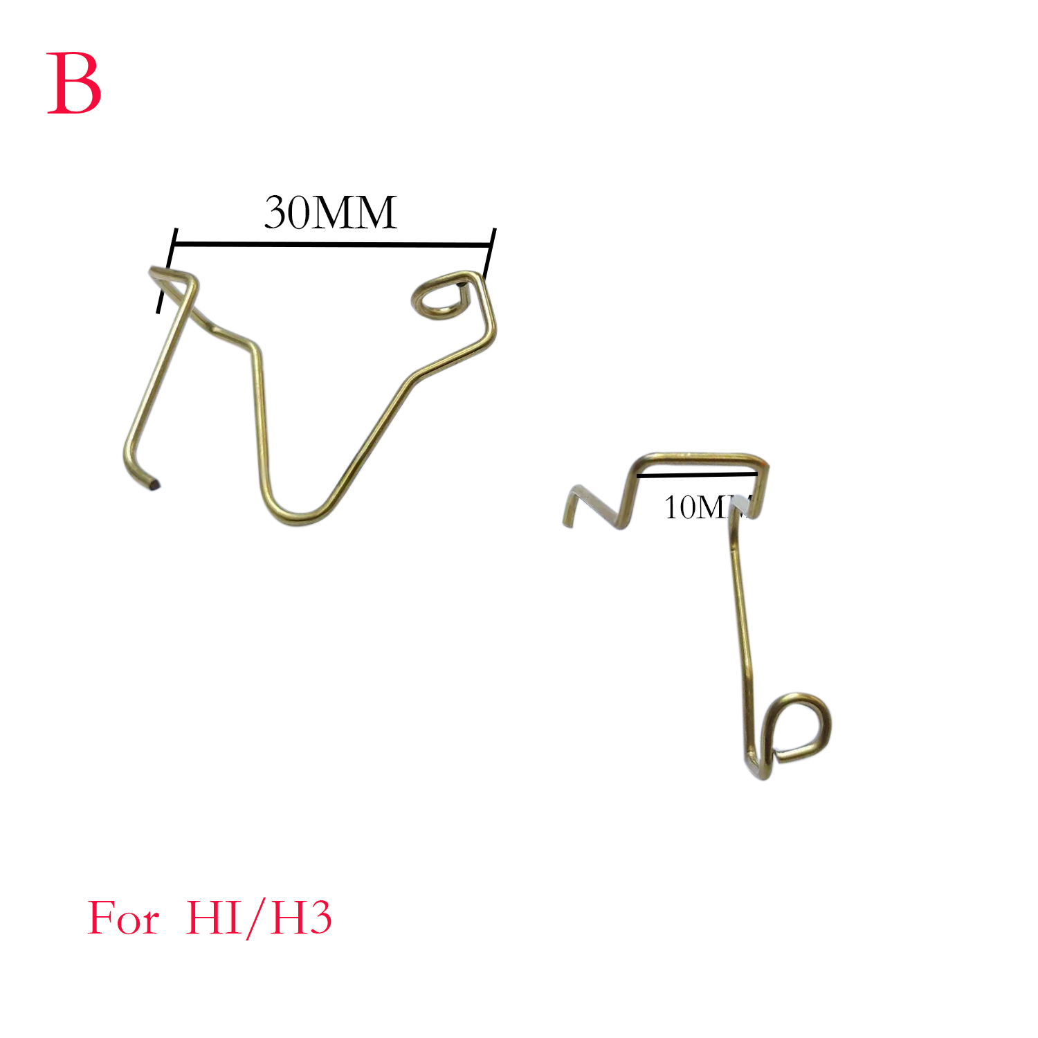 1 Pc Car Headlight Steel Wire Metal Support Lamp Bulb Base Fixed Stable Buckle Spring Fixator Clip Light Retainer 1.2 H1 H4 H7: Blue