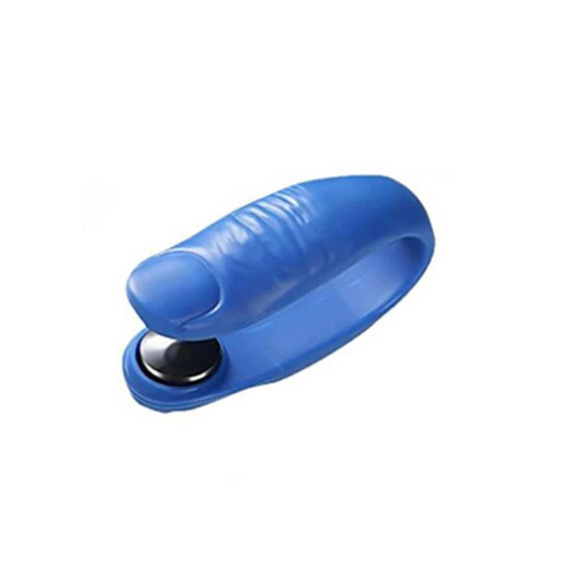 Magnetische Finger gemeinsam Tiger Punkt Massage Clip Hand Meridian Massagegerät Akupressur Clip Für Daumen Kopfschmerzen Durchblutung: Blau