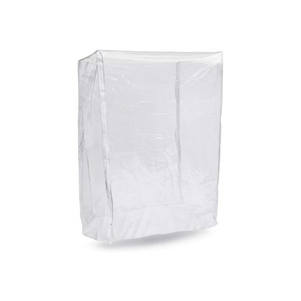 Bread Rack Cover Tear-resistant Transparent Zipper Closure Bun Pan Rack Cover Reinforced Seams Bread Rack Case For Home Bakery: Red