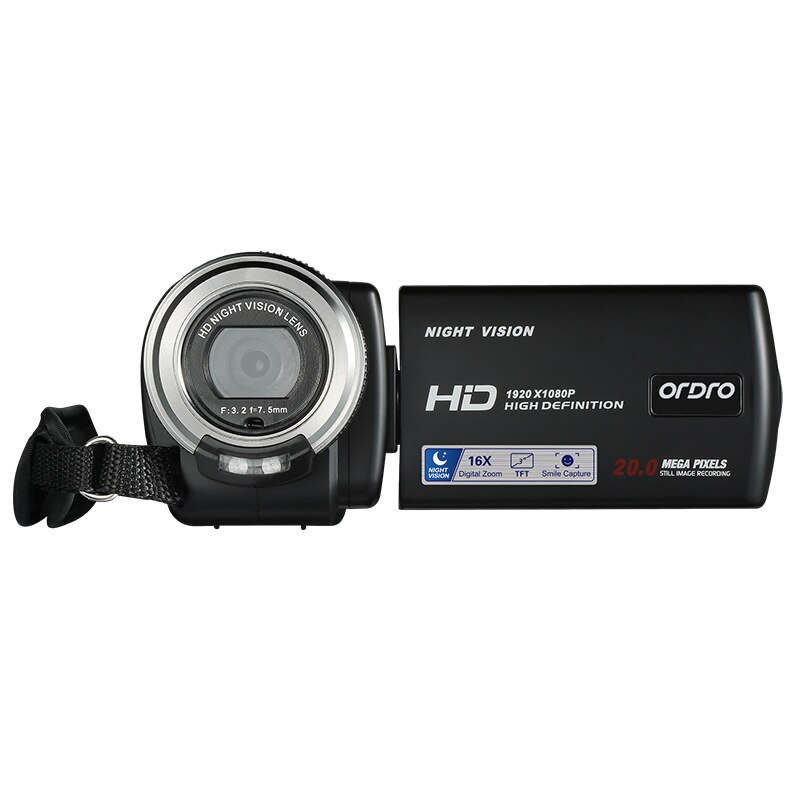 1080P Video Kamera Volle HD 16X Digital Zoomen Aufnahme Camcorder 3,0 Zoll Drehbare LCD Bildschirm Unterstützung Nachtsicht