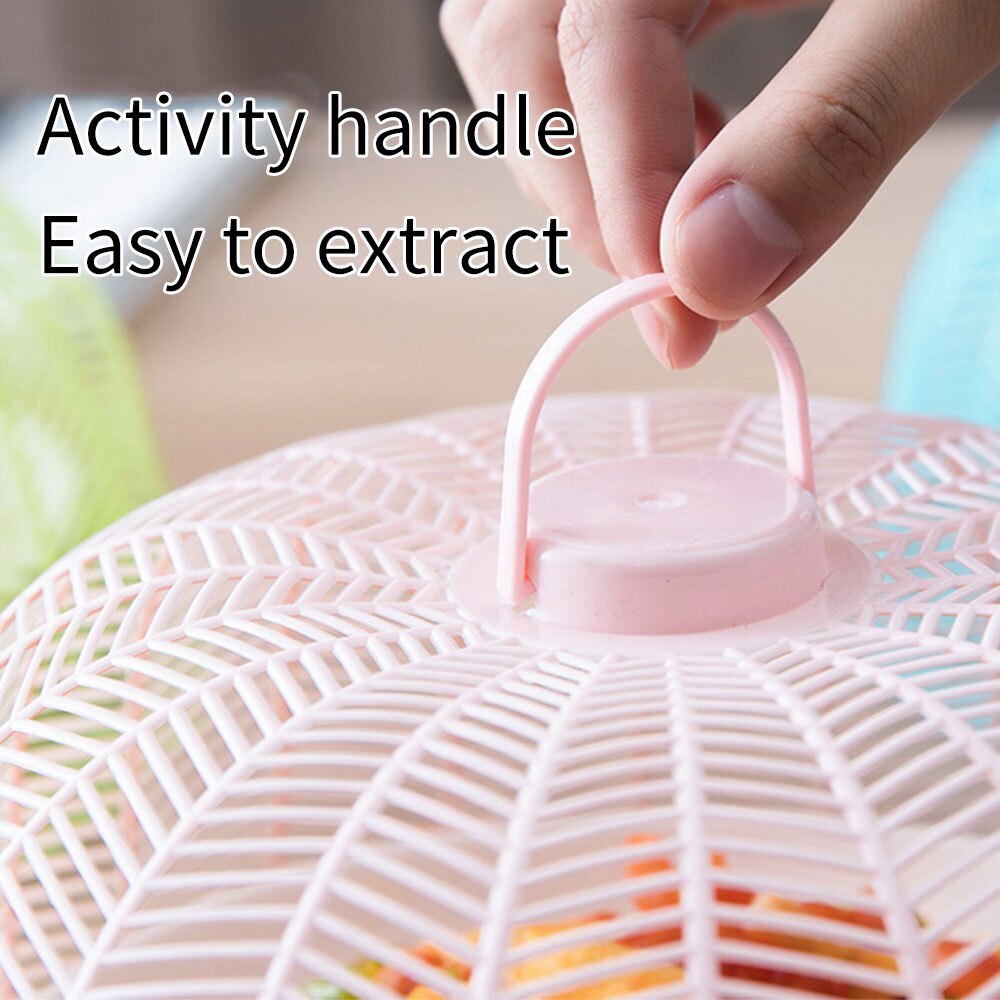 26cm food cover kitchen set dishes easy to clean heat insulation table cover leftover food dust cover protective cover