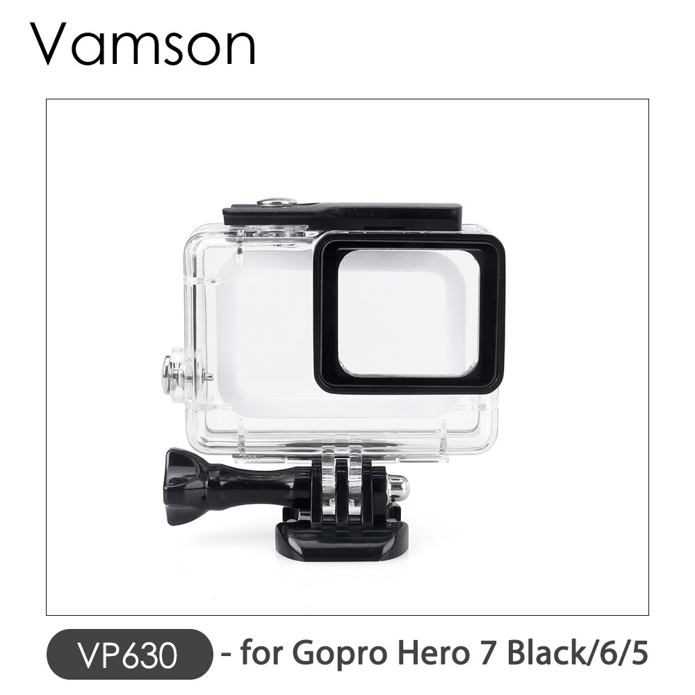 Vamson for Gopro Hero 8 7 6 5 Black 45M Underwater Waterproof Case Camera Diving Housing Mount for GoPro Accessory VP630: VP630