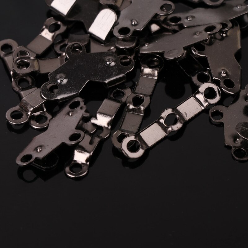 10x Trouser Skirt Hooks + Bars Fasteners For Suit Pants Extenders Tailor Sewing