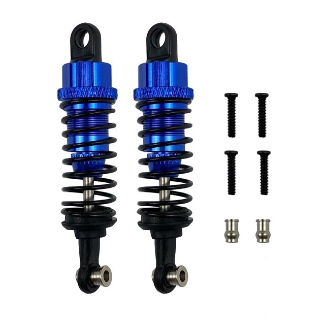 Wltoys-Amortiguador delantero y trasero para coche teledirigido A959 A949 A969, piezas de actualización de coche, amortiguadores de A949-55, suspensión delantera de A959-B-12: Azul