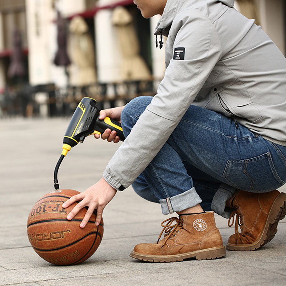 120W Wireless Car Air Compressor Handheld Rechargeable Tire Inflator Digital Inflatable Pump 12V 150PSI Car Accessories