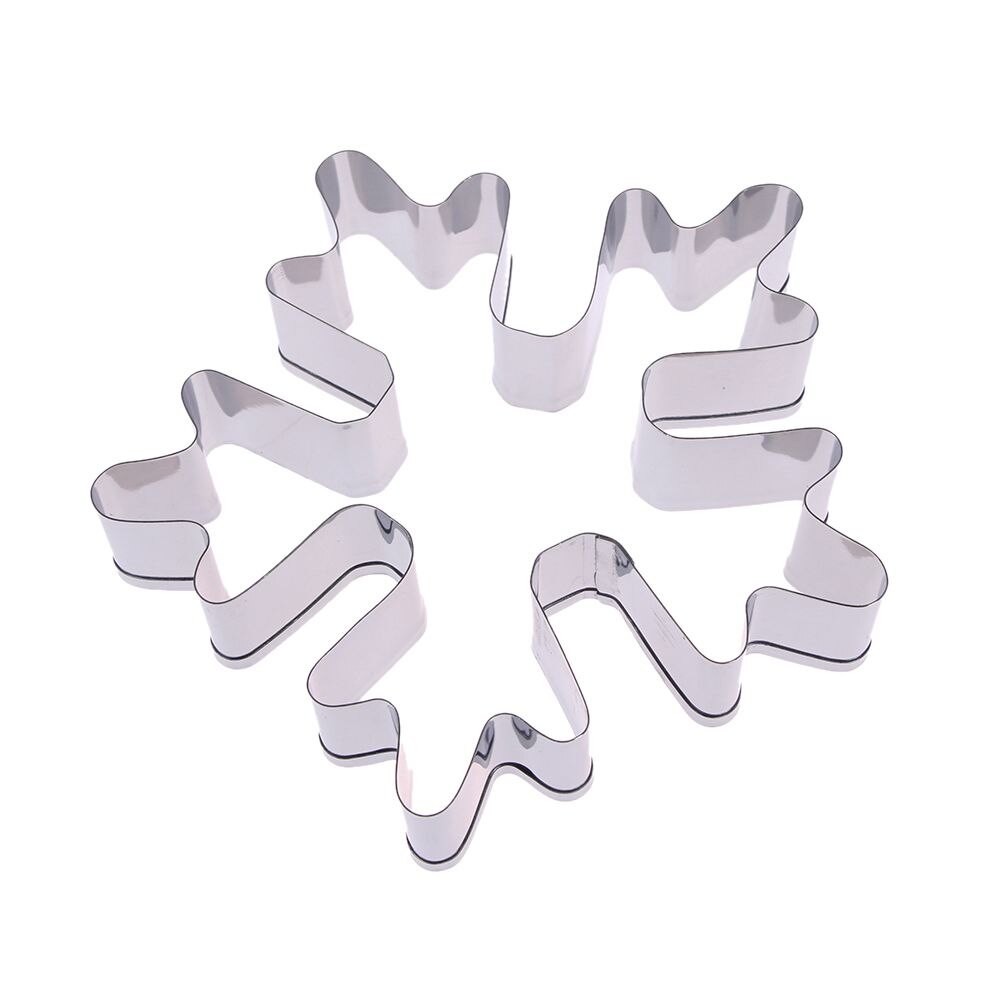 Rvs Cake Cookie Bakvormen Kerst Sneeuw Shape Mould Fondant Cookie Cutters Biscuit Mold Keukens Tool