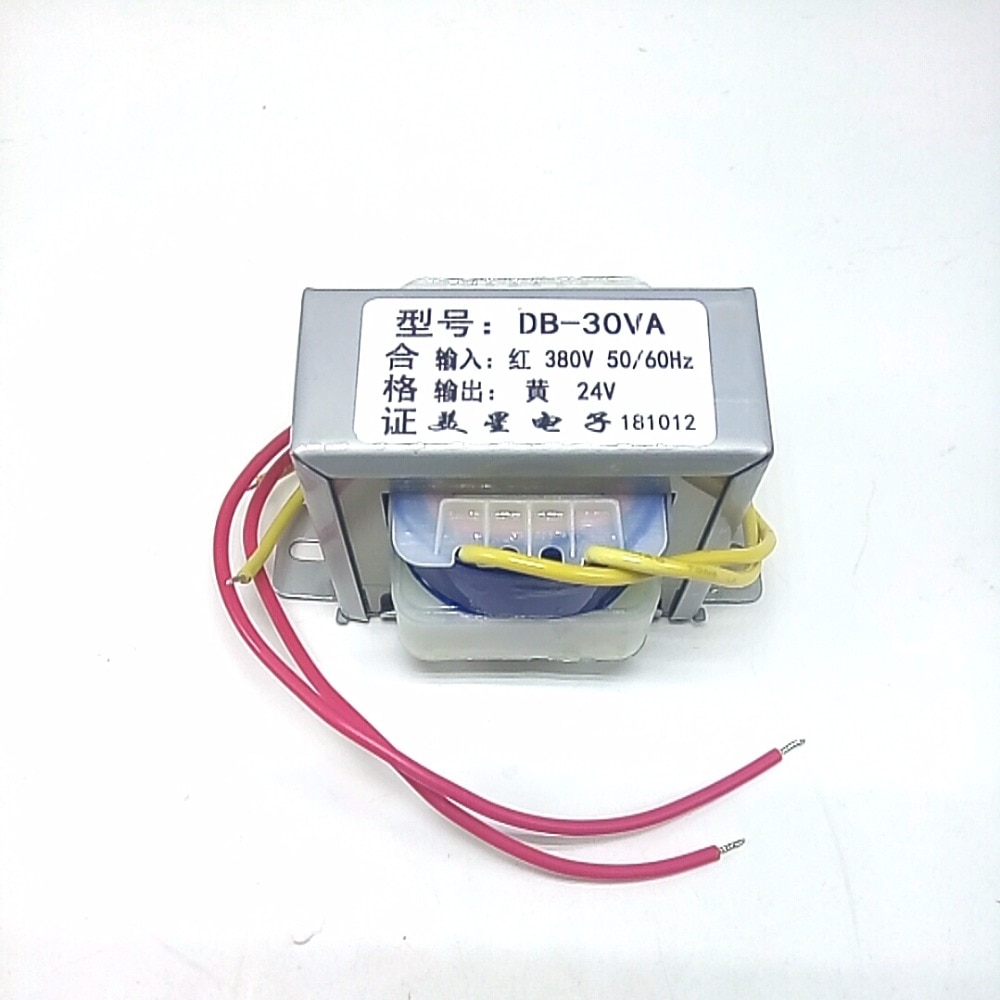 Transformator EI66 DB-30VA 30 W 380 V 24 V 1.25A isolatie power frequentie 380 V input