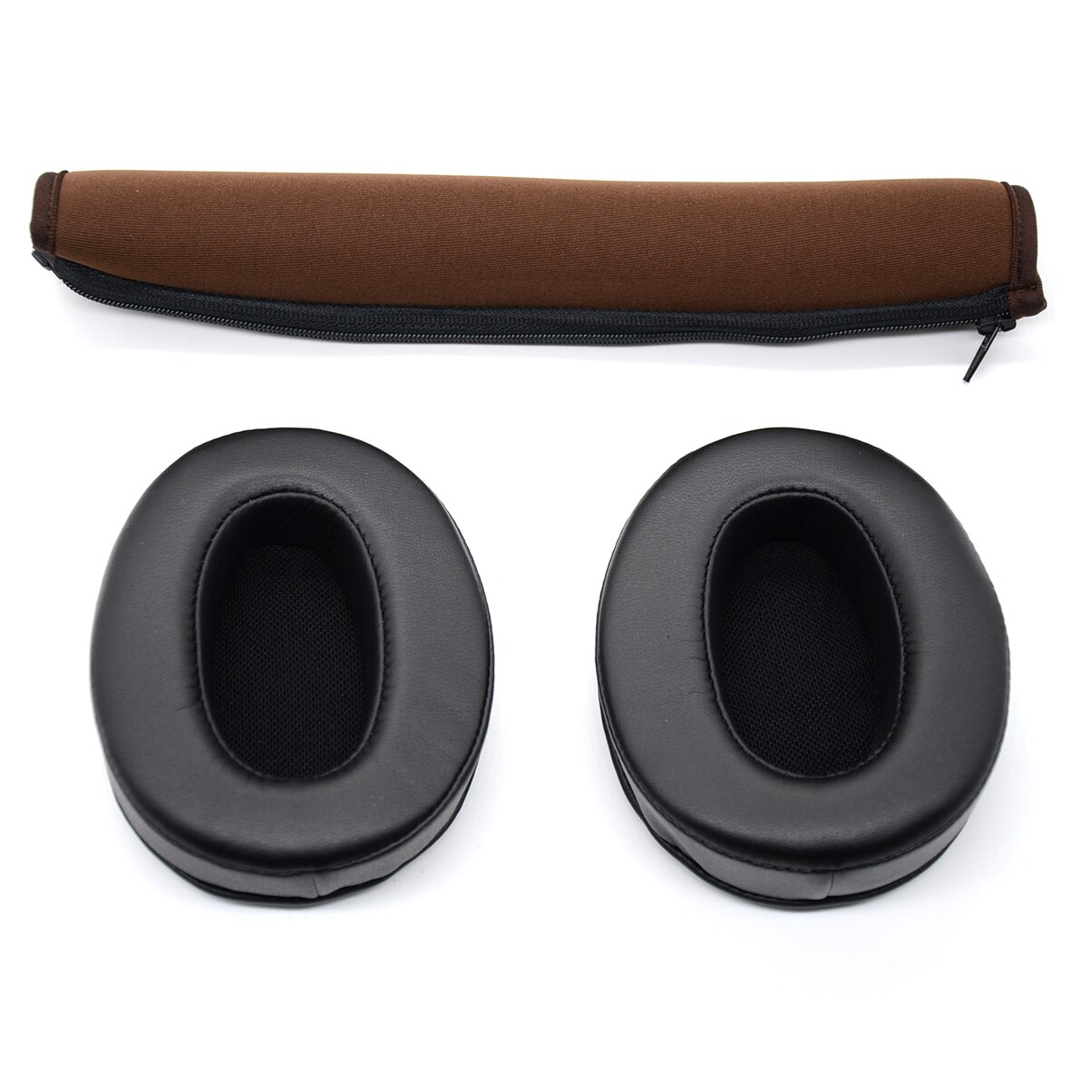 Ersatz Stirnband Ohrpolster Kissen für Audio Technica ATH M70 M50X M50 MSR7 M40X M40 M30X Headset Ohrenschützer Abdeckung ohr pads tassen: type2 brown headband