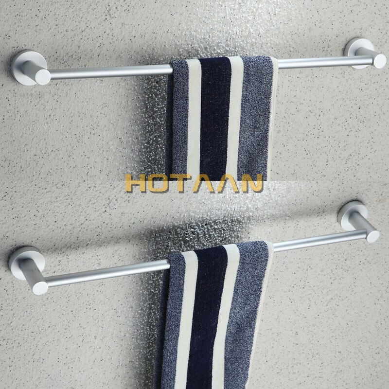 Aluminium Bathroom Accessory,Single Towel bar,Towel Rail, Anit-Rust Round Towel Holder,Bathroom Product YT-12196