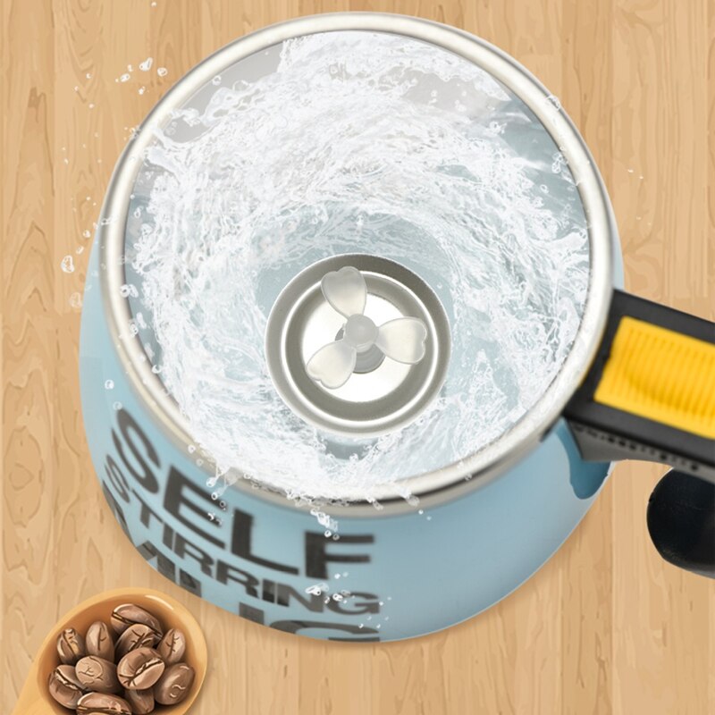 450ml kubek samomieszający automatyczny kubek mieszający robić kawy mleko ziarno owsiane kubek termiczny ze stali nierdzewnej podwójnie izolowana inteligentny kubek