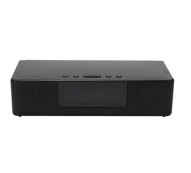 Columna de altavoz Bluetooth inalámbrico para cine en casa, barra de sonido para ordenador, centro de música con altavoces de reloj cargador inalámbrico, 4000 mAh: Default Title