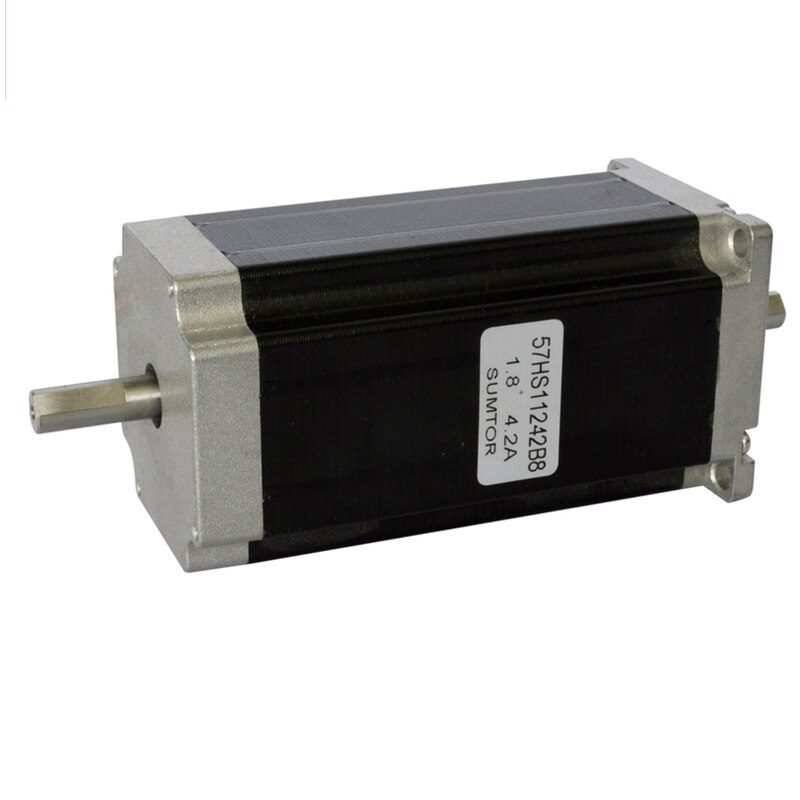 Nema23 two-phase 4/8 wire stepper motor 112mm high torque 3Nm1.8°4.2A single and double shaft 8mm24v high performance motor