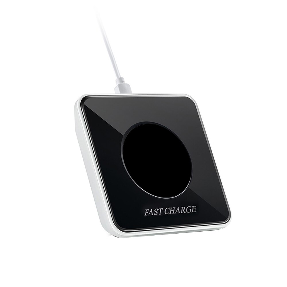 Fast Wireless Charger for Samsung S10 S9/S9+ Note 9 Qi Charging Pad Controllable Night Light Wireless Charging for iPhone 11 Pro: Black