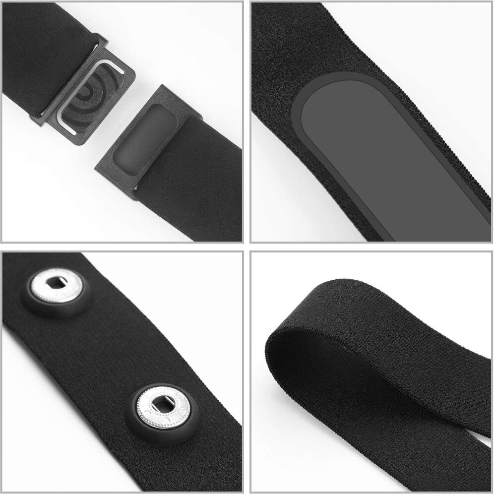 Vervanging Horlogeband Cardio Verstelbare Elastische Band Voor Garmin Zwarte Kleur