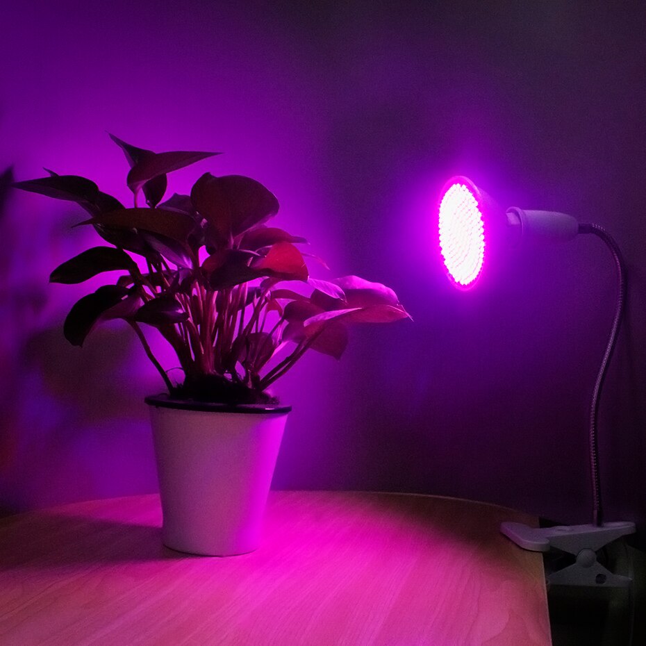 360 graden flexibele lamphouderclip met aan-uitschakelaar eu/us-stekker voor  e27 led kweeklampen, planten, bloemen, bureaukweeklampen