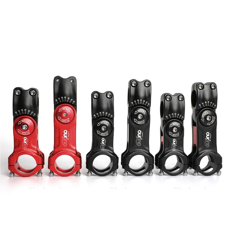 OUO 0-60 Degree Adjust Stem Adjustable Bike Handlebar Stem MTB Road Bicycle Stem Riser
