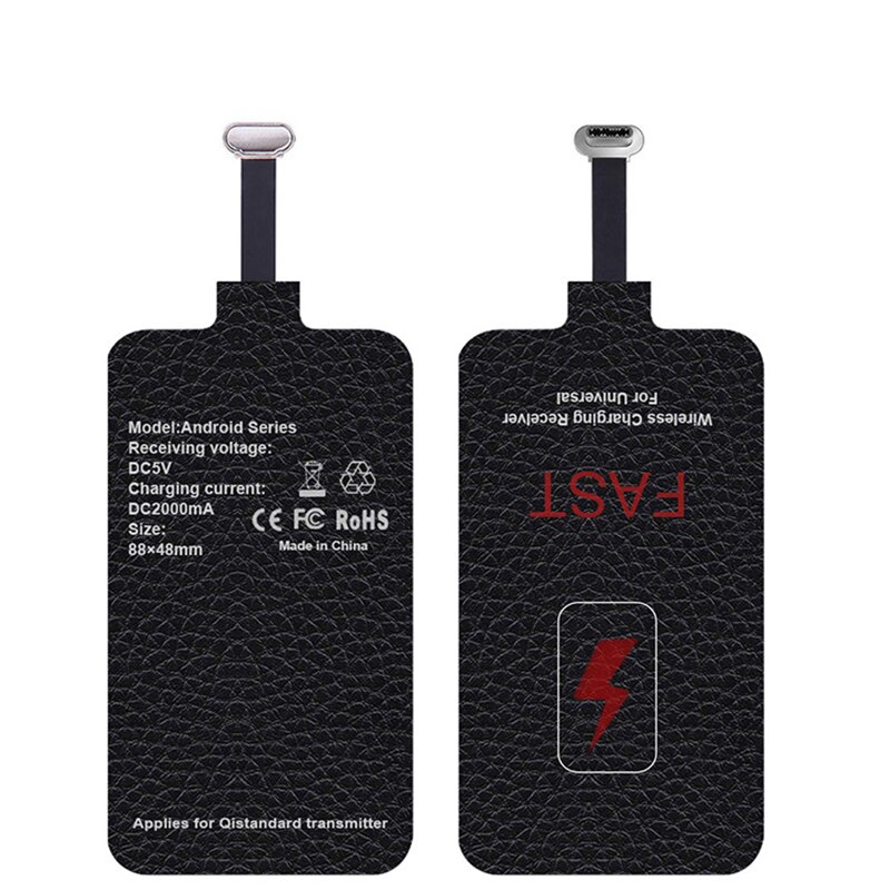 5V/2A 10W Qi Schnelle Drahtlose Ladegerät Empfänger für Ladegerät Pad Spule für Xiaomi Samsung Huawei iPhone 6 7 Plus Typ-C Universal-