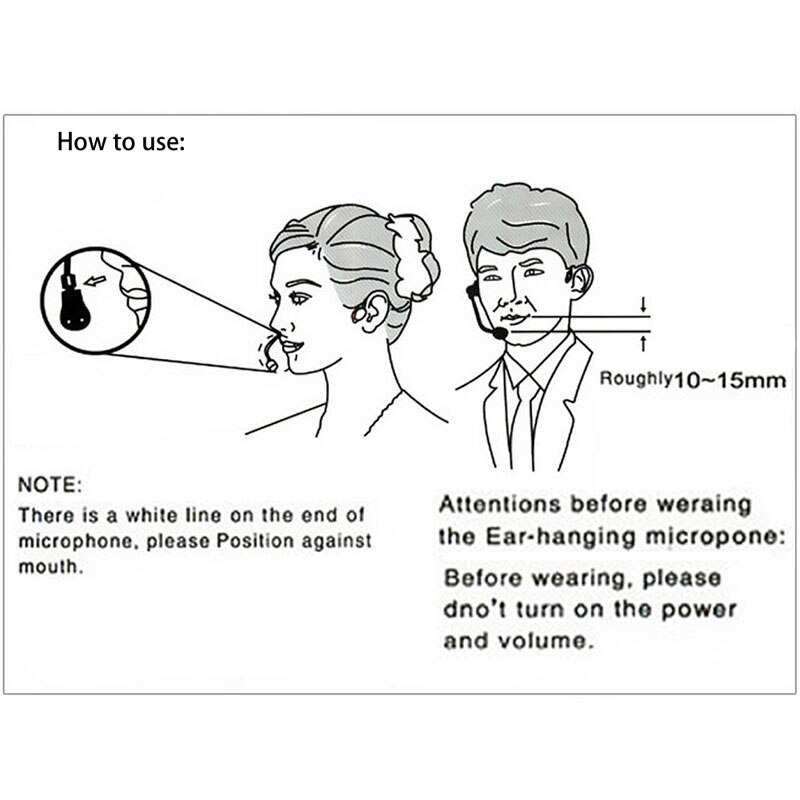 3.5mm Wired Microphone Voice Amplifier Headset Studio Conference Speech Speaker