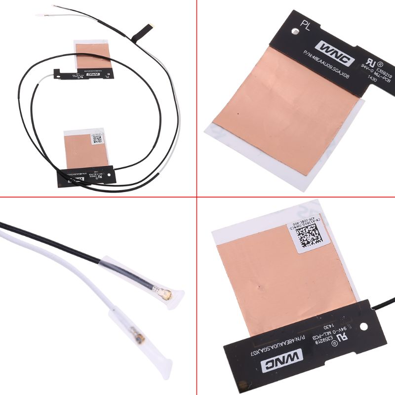 1 par ngff m .2 trådløs ipex mhf 4 antenne wifi kabel dual band til in-tel  ax200 9260 9560 8265 8260 7265 bærbar tablet