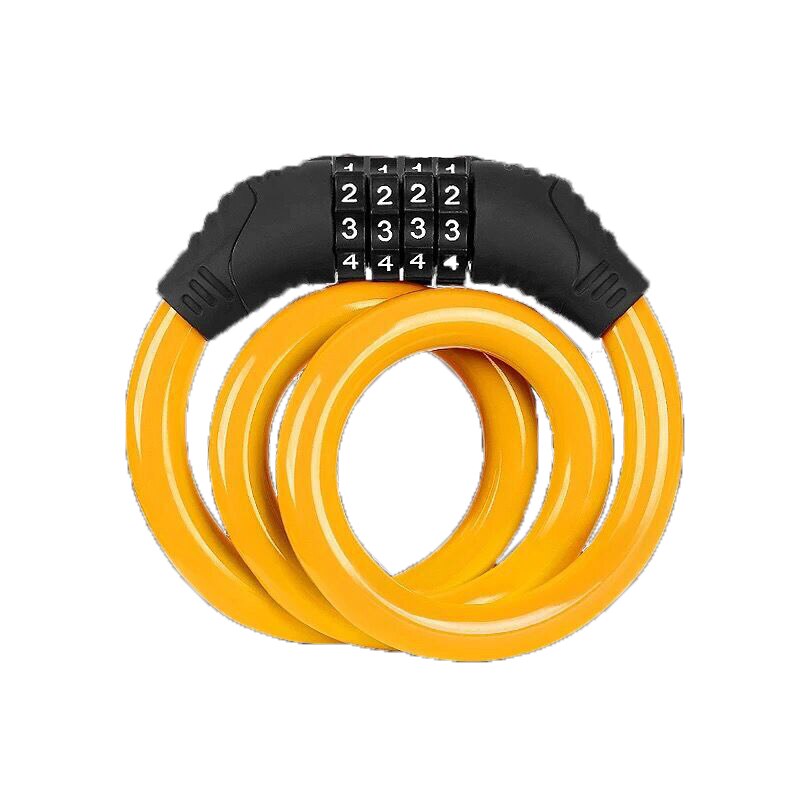 Combination Number Code Bike Bicycle Cycle Lock 12mm By 650mm Steel Cable Chain For The Sports Time: 04