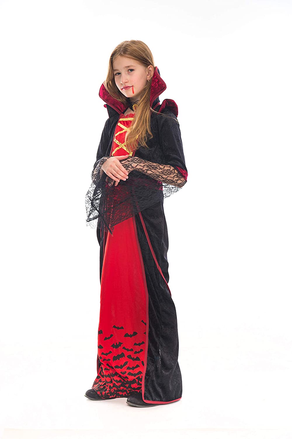 Disfraz de Chica vampiro real, conjunto de lujo, Halloween, gótico, Victoriano, vampiro, vestido de Reina,
