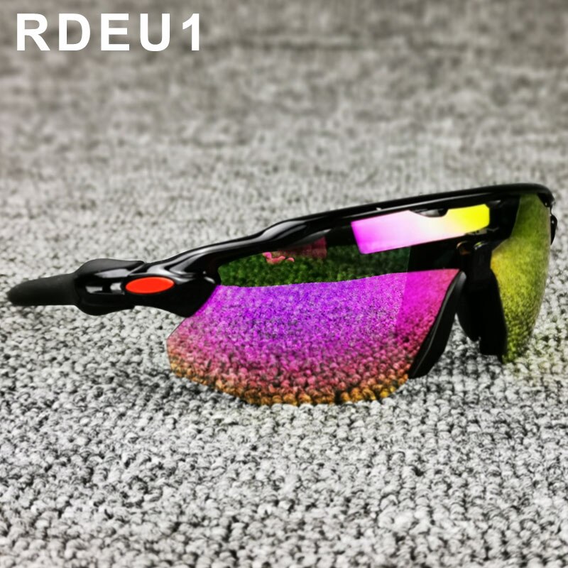 Gafas de ciclismo polarizadas para hombre, gafas de ciclismo, gafas de ciclismo, de montaña, gafas de sol para ciclismo, 4 lentes: RDEU1