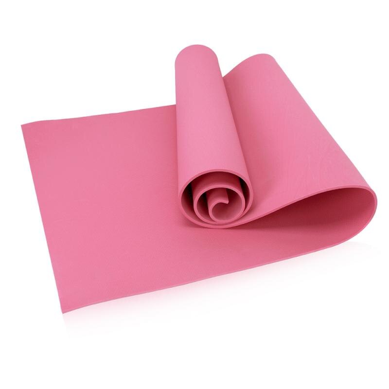 Alfombra para gimnasio y Yoga, alfombra gruesa de 10MM para Fitness, Pilates, entrenamiento, gimnasia para principiantes