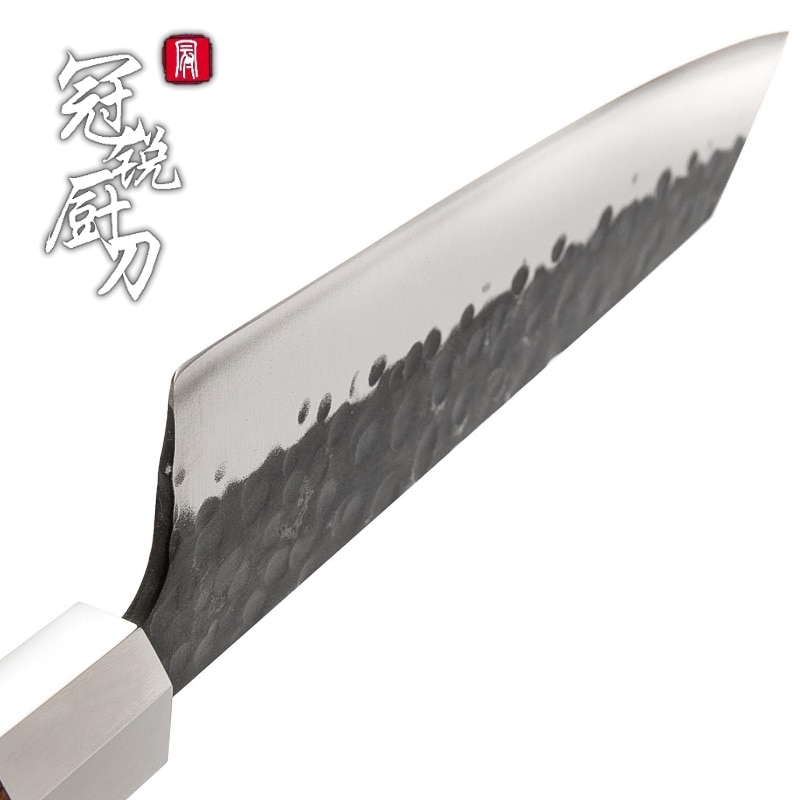 Japanska köksknivar handgjorda kiritsuke kniv kock matlagningsverktyg trähandtag miljövänliga produkter