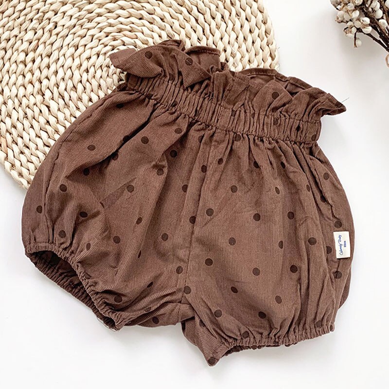 Spring Children Shorts Kids Boys Girls Shorts for Girls Baby Boy Girl Shorts Pants Autumn Girl Knit Pants Clothing: J201030 brown / 12M
