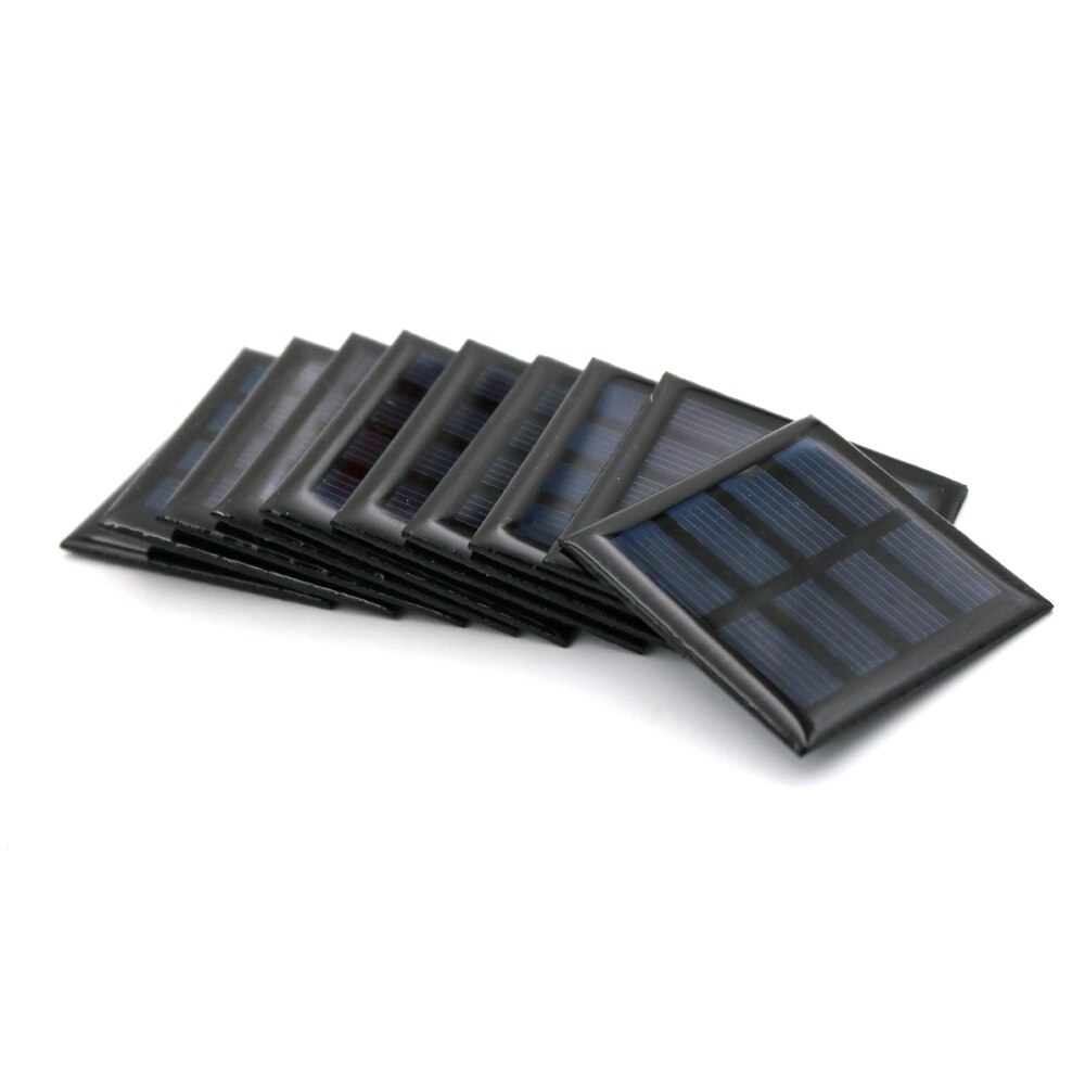 10pc Solar Cell 2V 150mA solar System DIY For Battery Cell Phone Charge Polycrystalline Solar Panel with 15cm extend wire