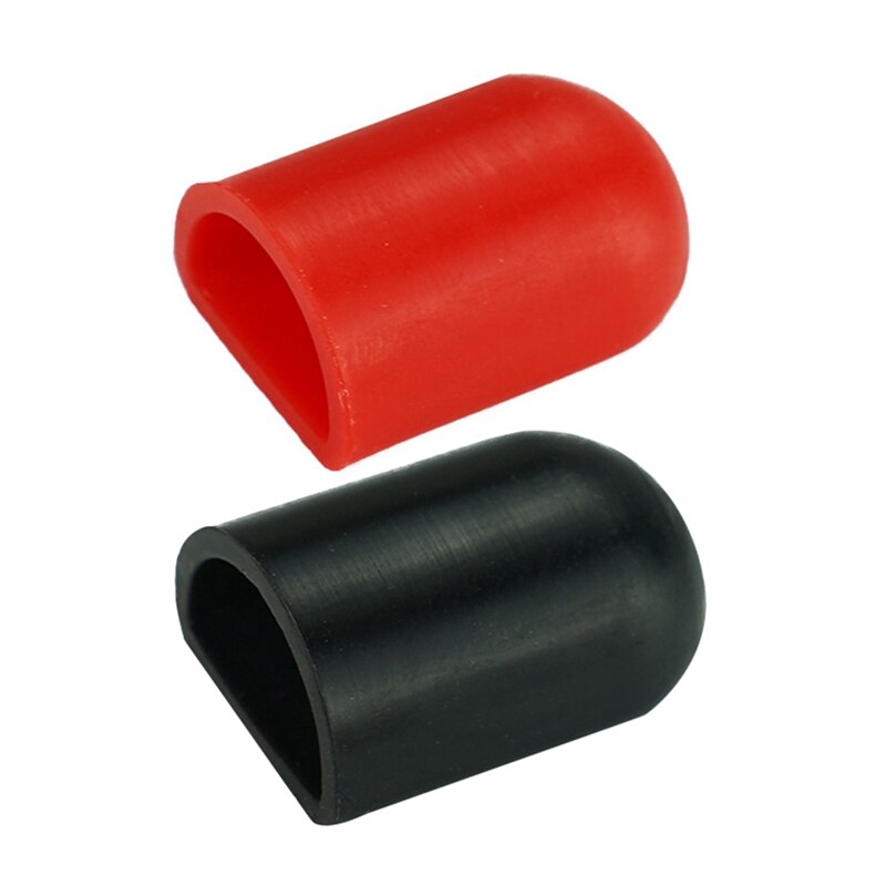 Funda de soporte de pie para patinete eléctrico, cubierta de silicona para Millet M365 Pro Ninebot Es2/Es4, color rojo y negro, 2 uds.