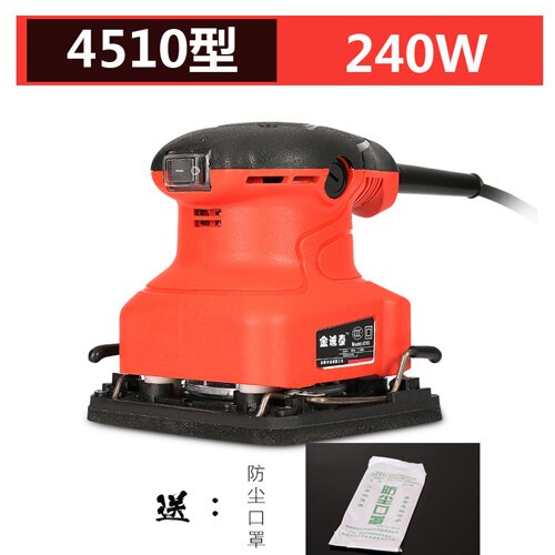 Mini Electric Sander with Sandpaper Woodworking Tool Furniture Metal Polisher Electric Sanding Tool Buffer Grinding Machine: Set 1