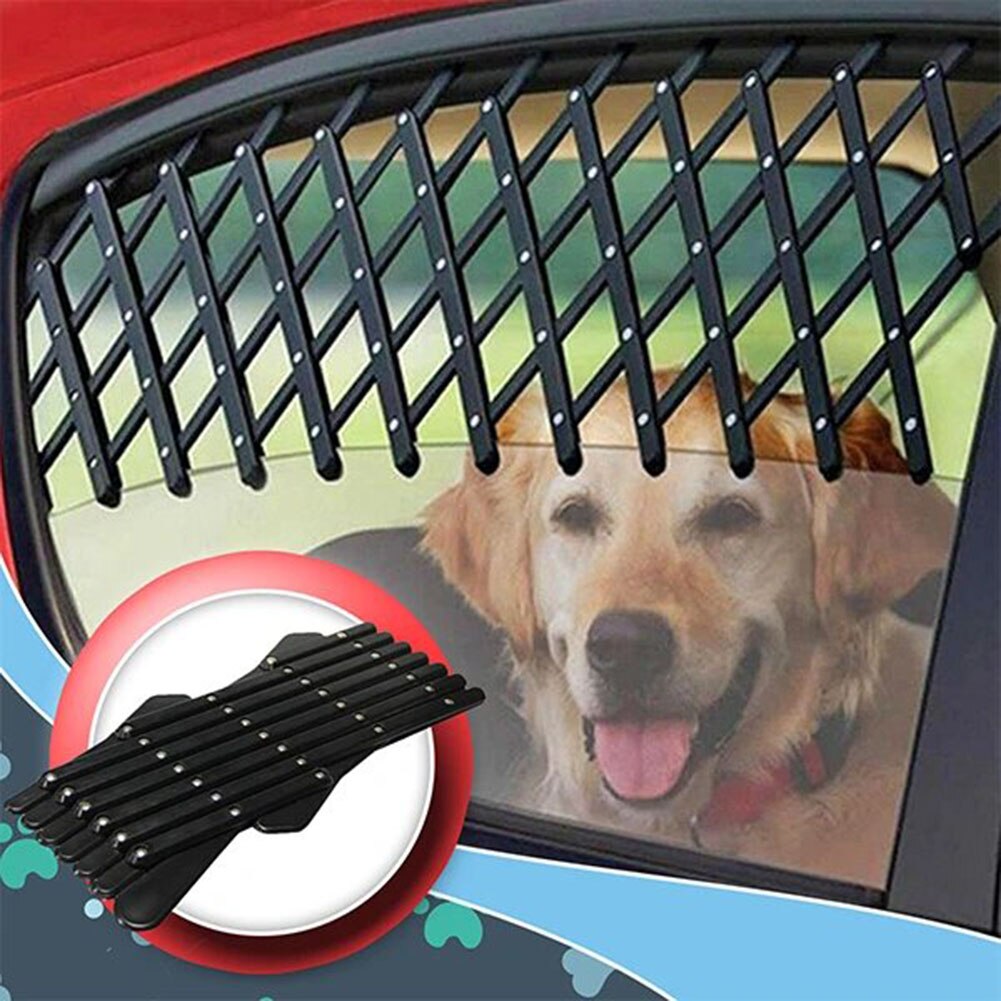 Rejilla de ventilación Universal para ventana de coche, rejilla de ventilación telescópica de seguridad para mascotas, perros y cachorros