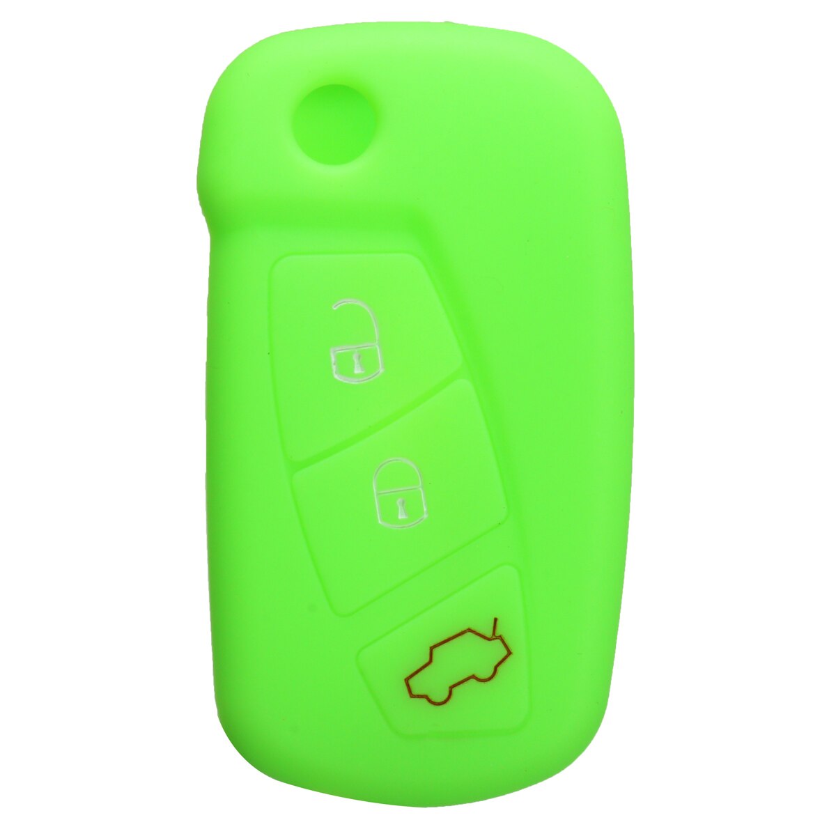 16 Kleur Siliconen 3 Button Remote Flip Key Case Fob Cover Bescherm Houder Voor Ford Ka