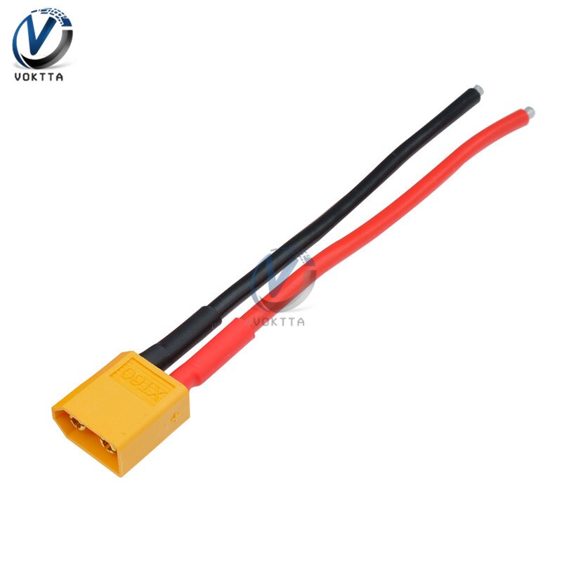 1 Paar XT60 Connector Vrouwelijke/Mannelijke Connector Plug Met Behuizing 10Cm Silicon Draad 14AWG Banana Plug Connector Voor batterij
