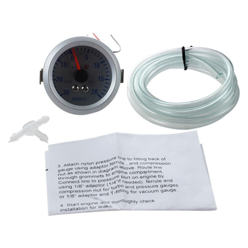 2" 52mm Car Auto Boost Tachometer Water Temp Oil Temp Oil - Foto 12