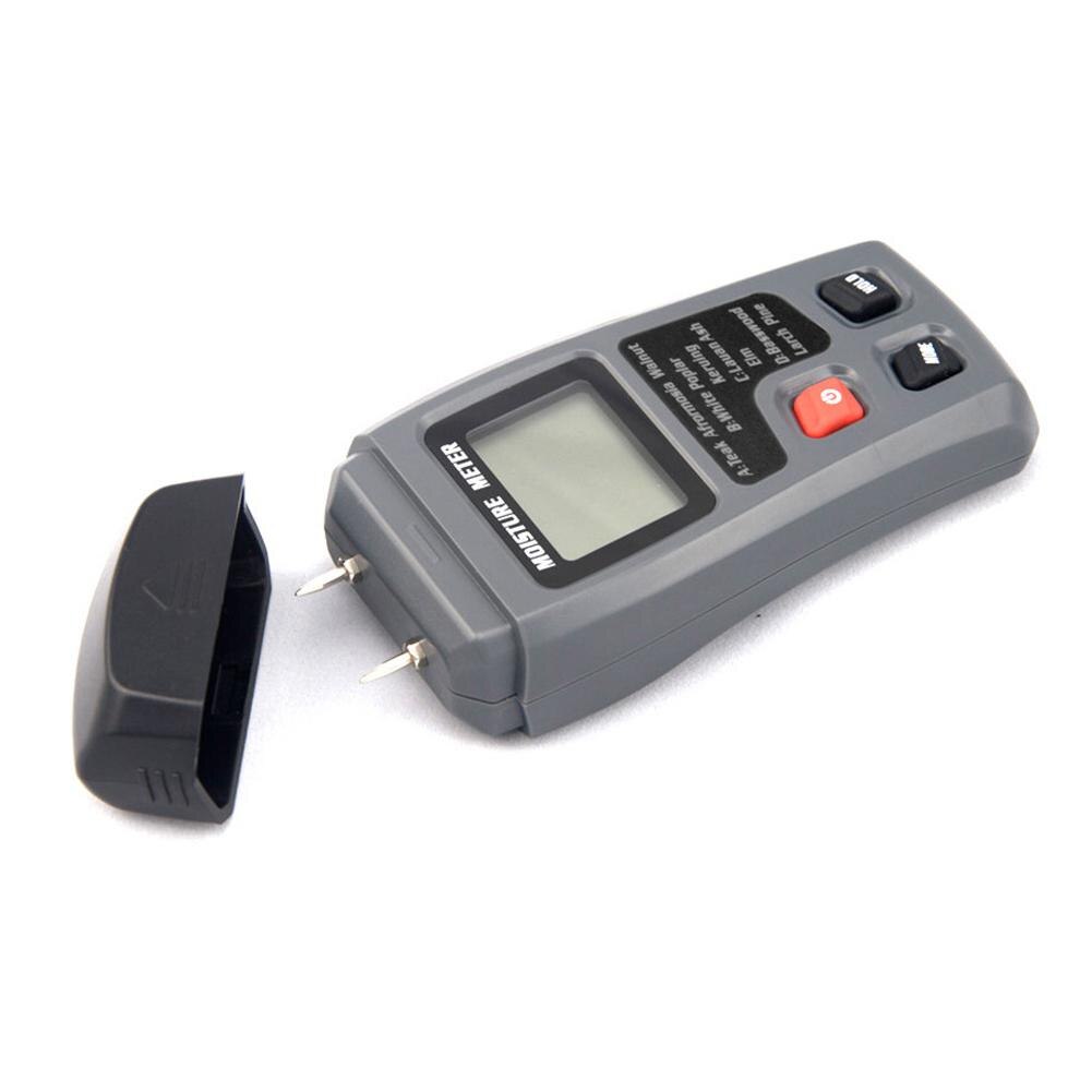 Digital Wood Moisture Meter Handheld LCD Moisture Tester Damp Moisture Tester Detector for Firewood Paper Humidity Measuring
