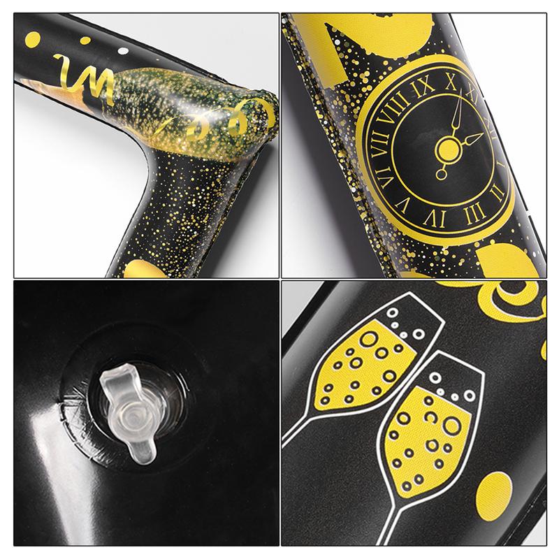 10pcs Year Inflatable Photo Frame Party Paper Handheld Selfie Props Christmas Party Photobooth Props