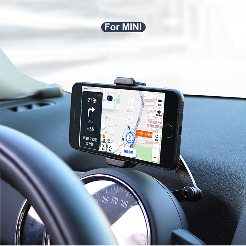 Pour MINI Cooper R50 R52 R53 R55 R56 R57 R60 R61 F54 F55 F56 F57 F60 support de téléphone pour voiture support GPS Mobile Clip