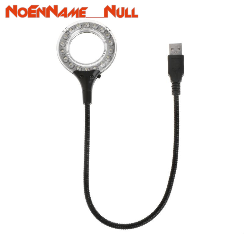 USB Spielereien Ring LED Licht USB Tisch Schreibtisch Lampe 5V Helle Birne flexibel Schwanenhals Einstellbare Winkel Lesen Camping Laptop Schreibtisch