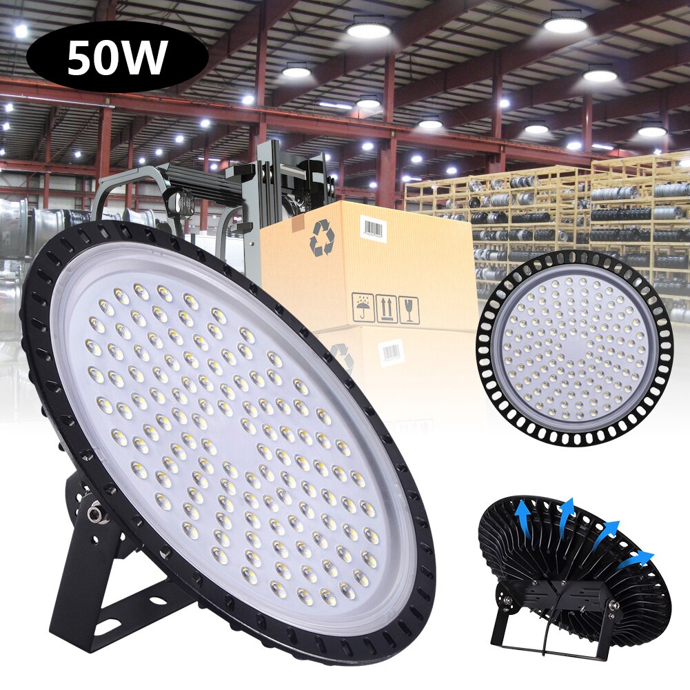 Ufo Led Verlichting Hoogbouw 50W 220V Waterdichte IP65 Commerciële Industriële Verlichting Voor Magazijn Garage Workshop Led Hoge bay Lamp