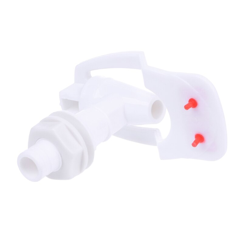 2 Pcs Water Dispenser Replacement Push Type White Plastic Tap Faucet