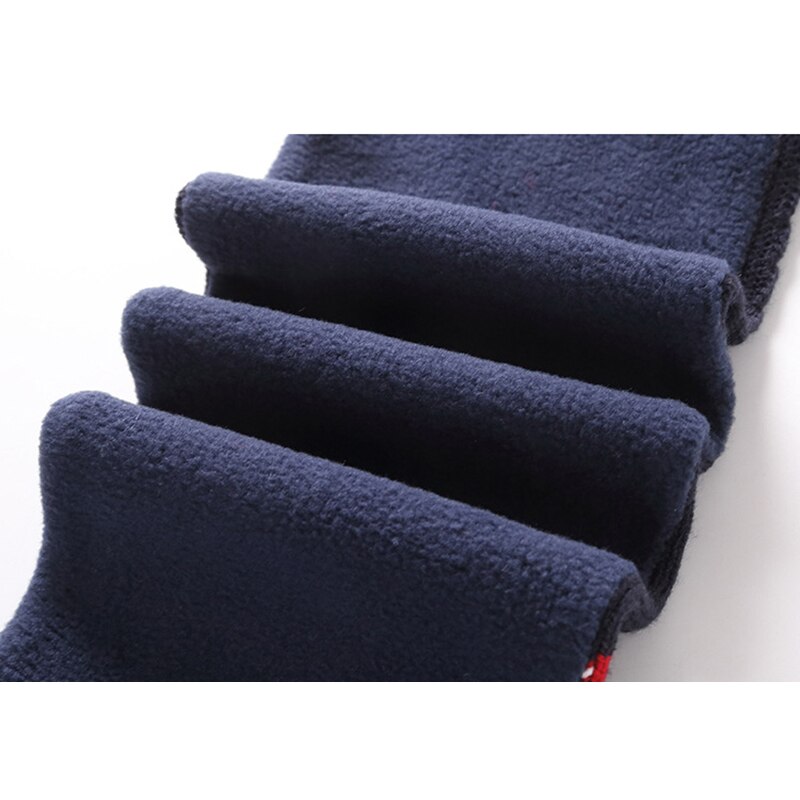 Pojan huivi talvi fleece neulo viitta lapsi lämmin akryyli lisävaruste tummansininen pitkä hiihto ulkohuivi taapero vauvalle